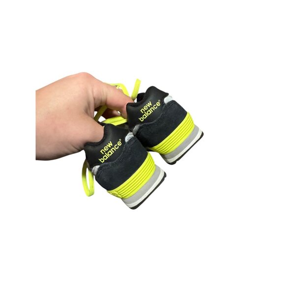 New Balance Infant Toddler 574 AJF Neon Yellow Black Sneakers Size 5 - Picture 5 of 8